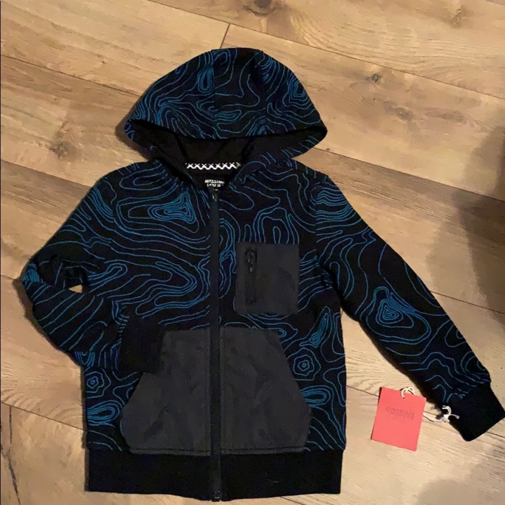 Boys size XS 4/5 Mossimo hooded sweatshirt